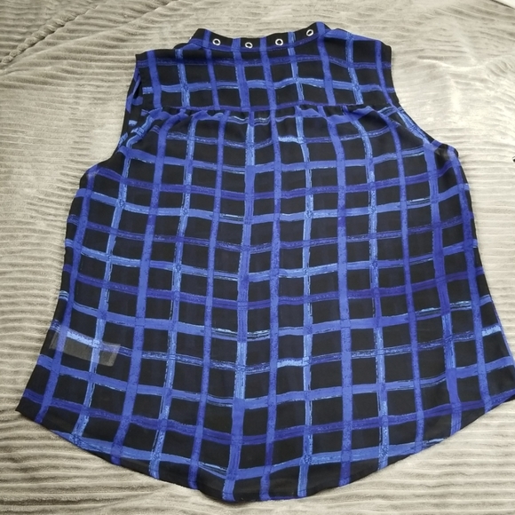 Michael  Michael Kors sleeveless sheer top blouse - Picture 6 of 6